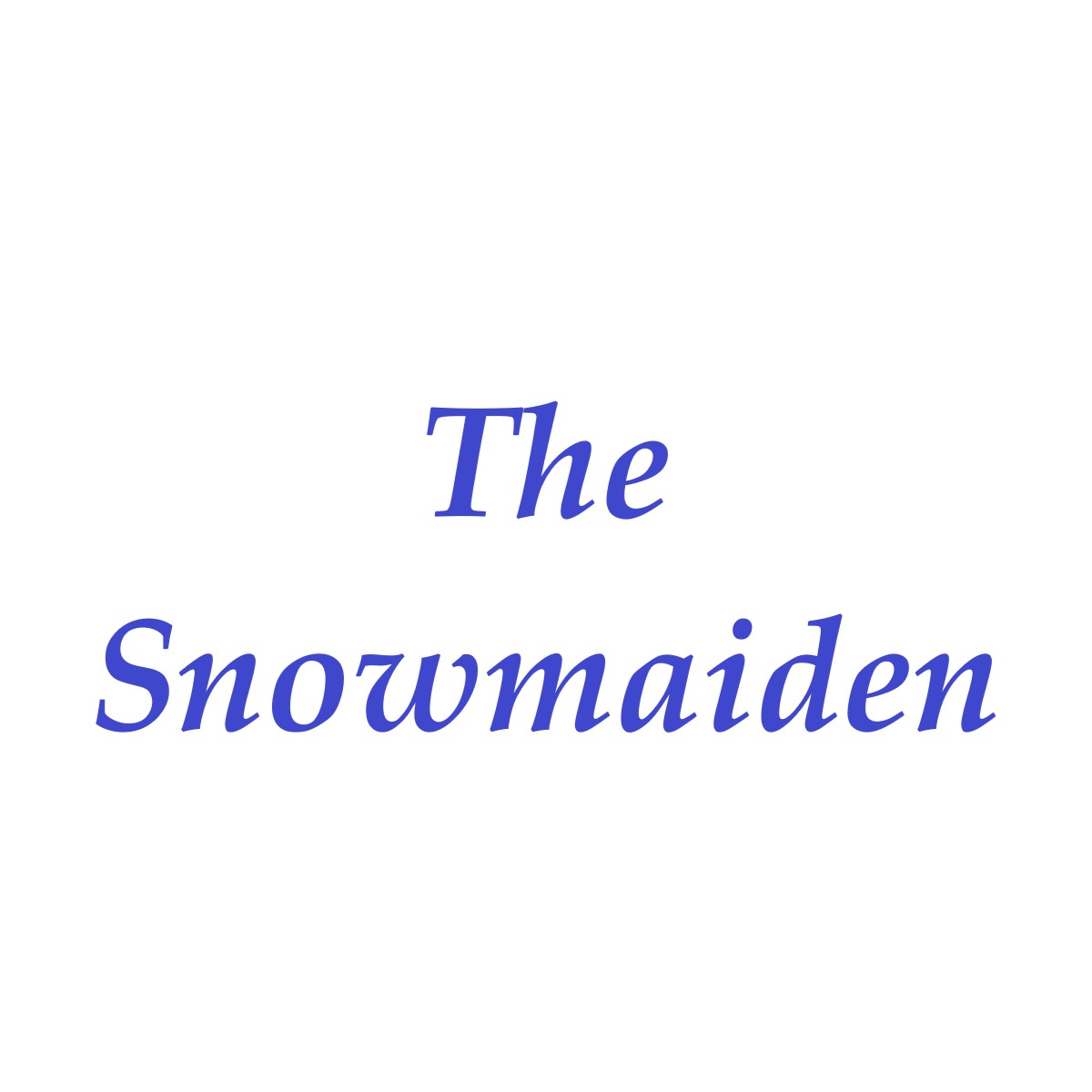 Snowmaiden